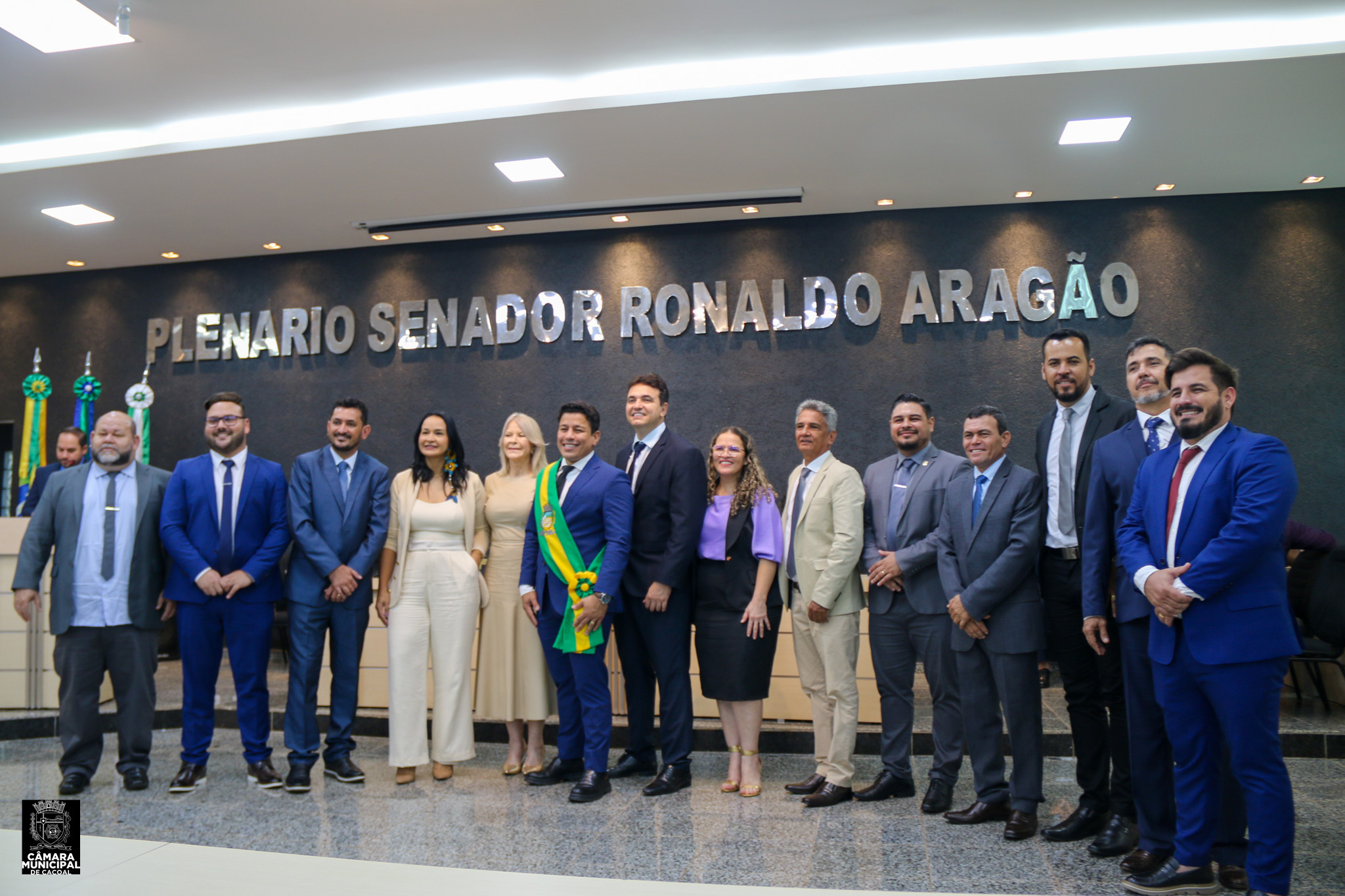 Câmara Municipal de Cacoal realiza cerimônia de posse do prefeito e vereadores e elege Mesa Diretora para a 11ª Legislatura.