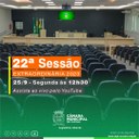 22ª Extraordinária de 2023: Acompanhe a Sessão ao Vivo na Câmara Municipal de Cacoal