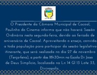 Comunicado à População