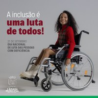 Dia Nacional de Luta das Pessoas com Deficiência 