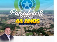 Aniversário de Cacoal - 44 anos de emancipação