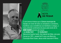 NOTA DE FALECIMENTO – JOÃO SUAVE
