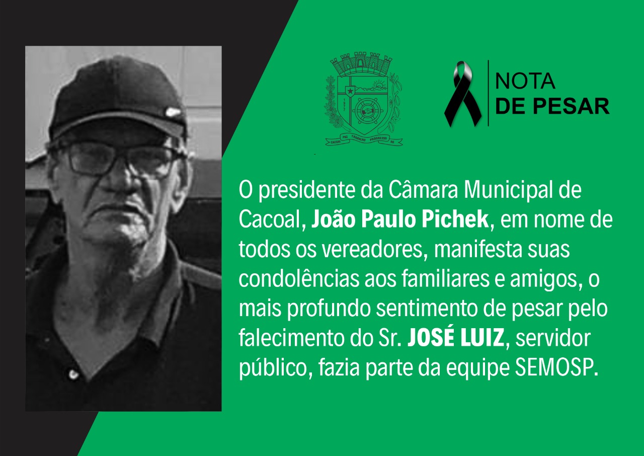 NOTA DE FALECIMENTO