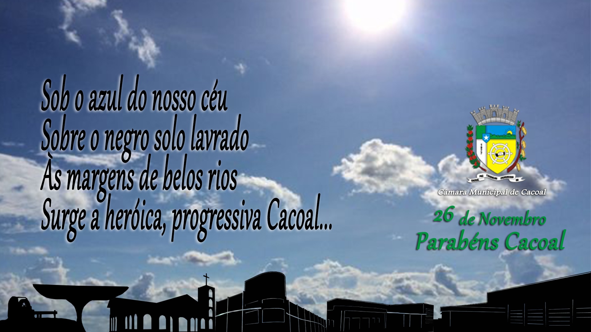 Parabéns Cacoal...