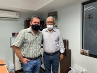 Pichek recebe visita do presidente das igrejas Assembleia de Deus de Cacoal