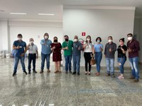 Presidente da Câmara, secretário da Sepog e os presidentes da Acic, e Cdl visitam aeroporto de Cacoal