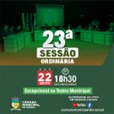 23ª Sessão Ordinária da Câmara Municipal de Cacoal