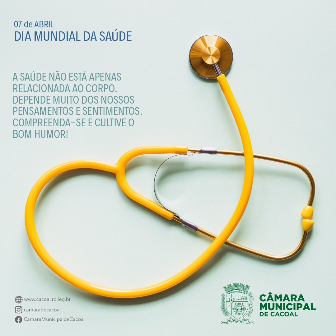 7 de abril dia mundial da saúde