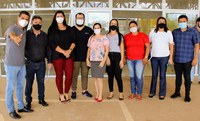 Assessores em Ação durante inauguração do CER II
