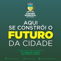 Câmara Municipal de Cacoal, a Casa do Povo