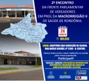 Câmara realiza 2º Encontro da Frente Parlamentar de Vereadores em prol da Saúde