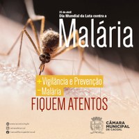 DIA MUNDIAL DE LUTA CONTRA MALÁRIA