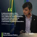 Parabéns defensor público hoje é seu dia 