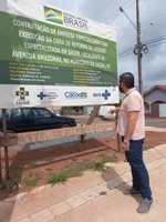 Presidente da Câmara, faz visita técnica nos órgãos da saúde do município
