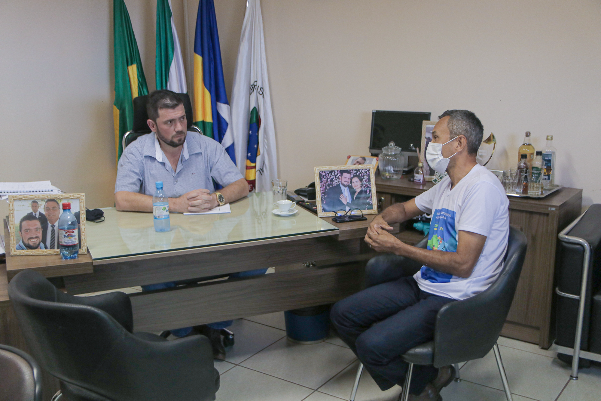 Presidente Pichek recebe secretário de educação para discutir volta às aulas na rede municipal de ensino