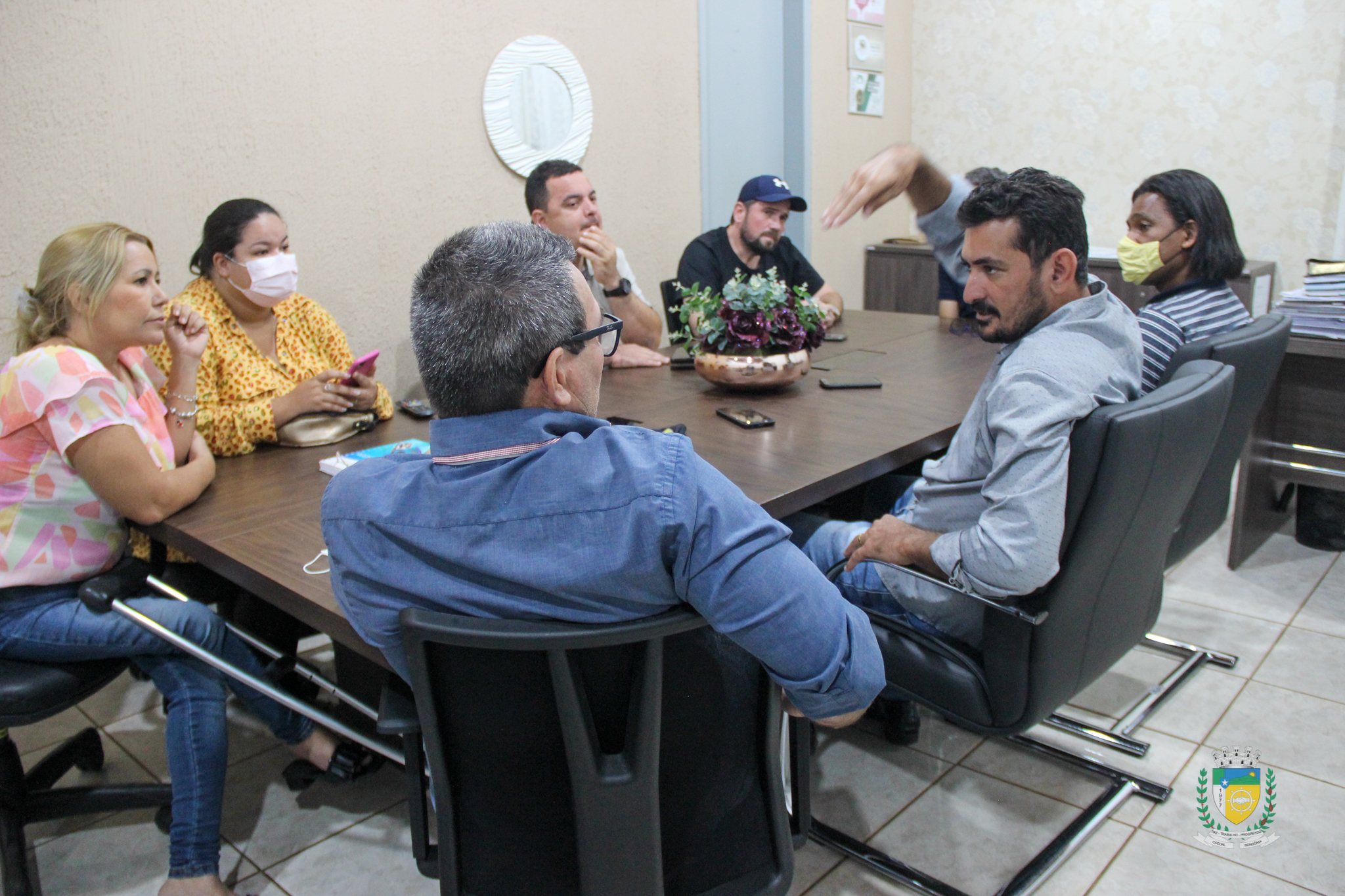 Vereadores se reuniram na Semed para discutir “Retorno das aulas presenciais e transporte escolar”