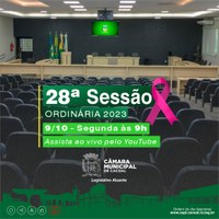 A Câmara Municipal de Cacoal convida você para a 28ª Sessão Ordinária em Tempo Real!
