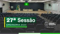 A Câmara Municipal de Cacoal te convida para participar da 27ª Sessão Ordinária em Tempo Real!