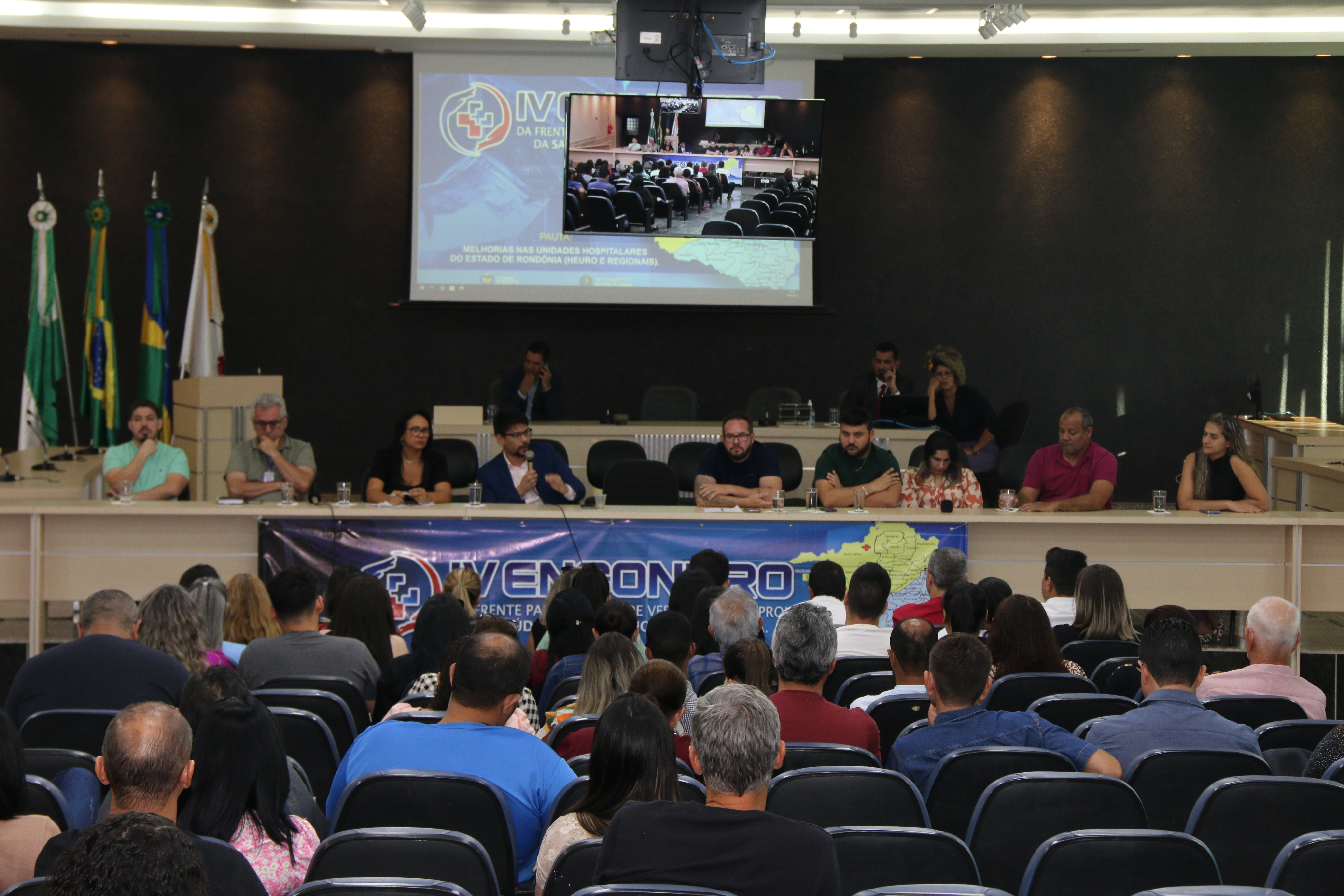 IV ENCONTRO DA FRENTE PARLAMENTAR DE VEREADORES EM PROL DA SAÚDE É REALIZADO EM CACOAL.