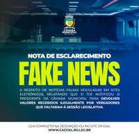 Procuradoria da Câmara Municipal de Cacoal Esclarece Notícia sobre Supostos Pagamentos Ilegais a Vereadores Faltantes