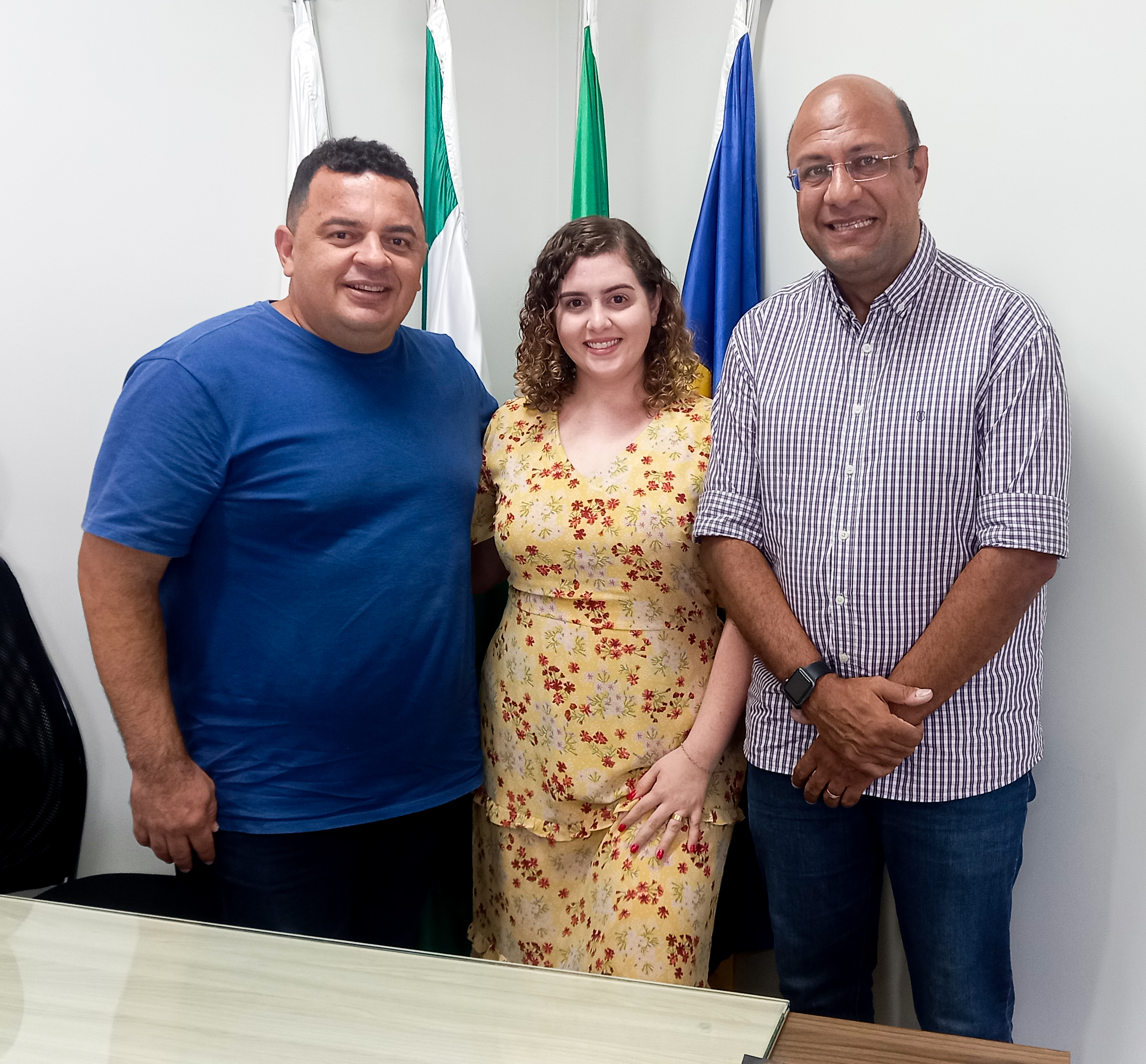Vereador recepciona Secretário de Planejamento e Arquiteta para agendar apresentação do Plano Diretor de Cacoal