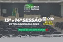 A Câmara Municipal de Cacoal convida você para a 13ª e 14ª Sessão Extraordinária, que será realizada nesta terça-feira, 29 de julho.