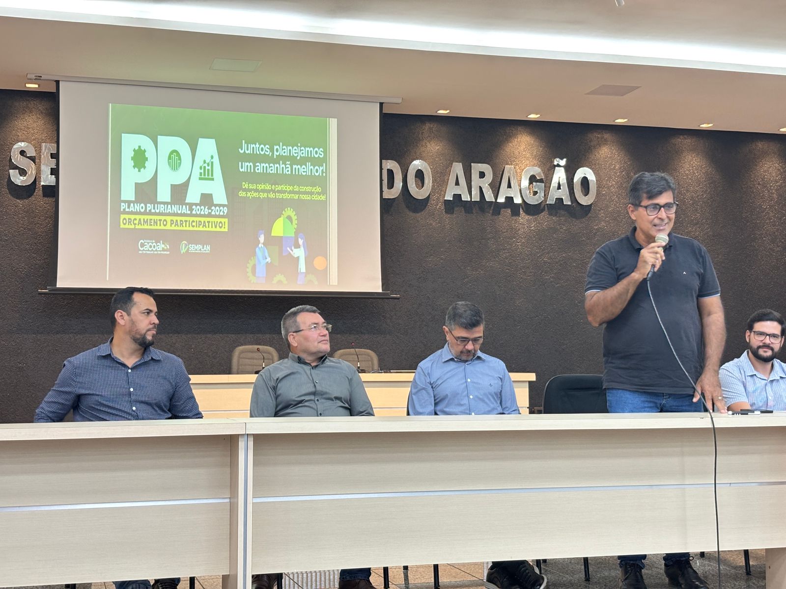 1ª Audiência Pública Voltada à Apresentação Inicial das Ações  do Plano Plurianual (PPA) 2026-2029.