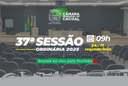 A Câmara Municipal de Cacoal convida você para a 37ª Sessão Ordinária, que será realizada nesta segunda-feira, 24 de novembro.