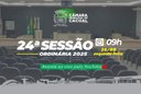 A Câmara Municipal de Cacoal convida você para a 24ª Sessão Ordinária, que será realizada nesta segunda-feira, 25 de agosto.