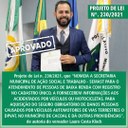Projeto do vereador Lauro Garçom que vai auxiliar pessoas de baixa renda na documentação do DPVAT é aprovado na Câmara